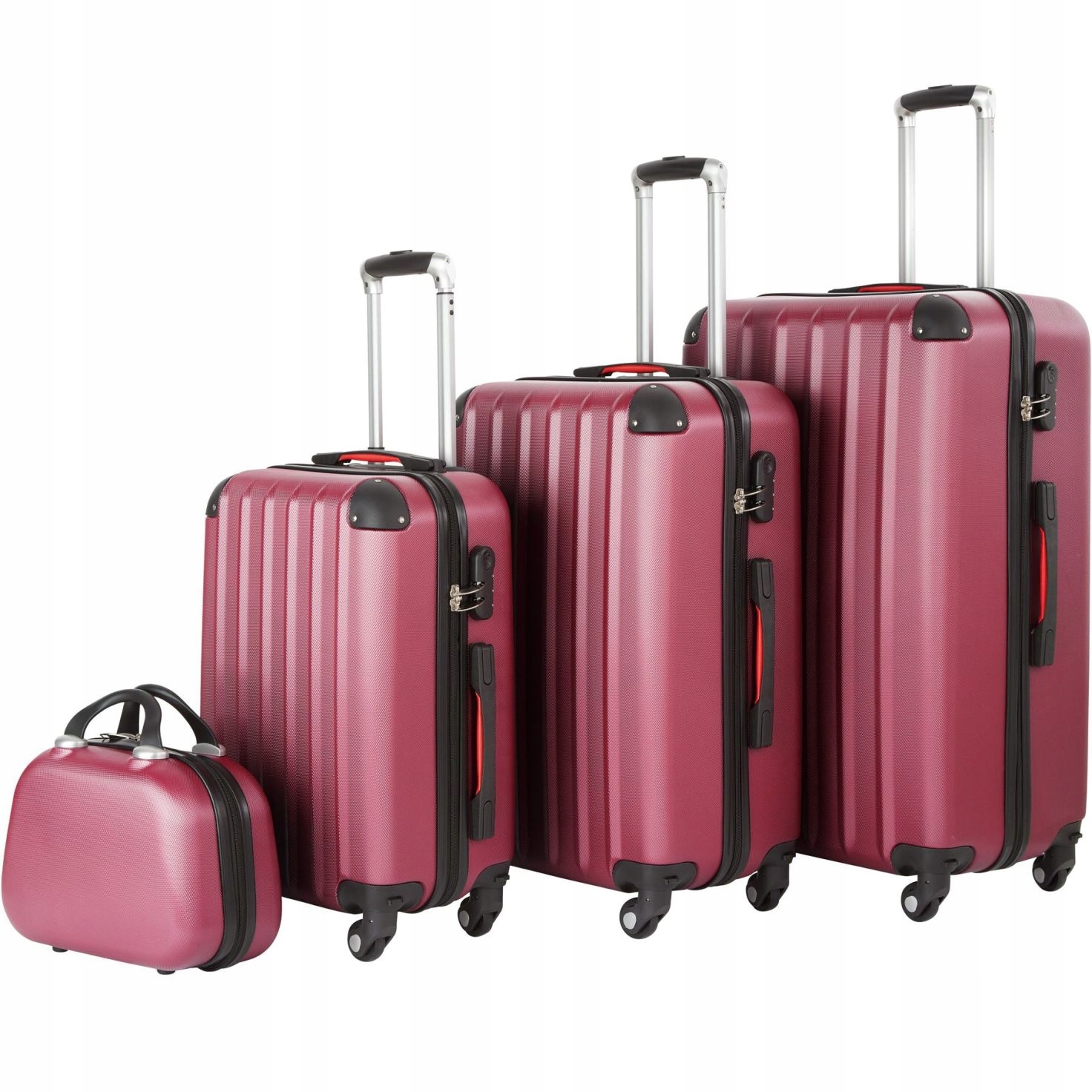 Zestaw Walizek Walizka Podróżna 3 Sztuki Beuty Case