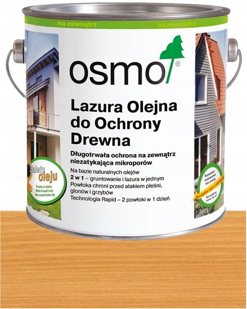 Osmo Lazura Olejna Olej Lazurowy do Drewna 702 Modrzew 2,5L