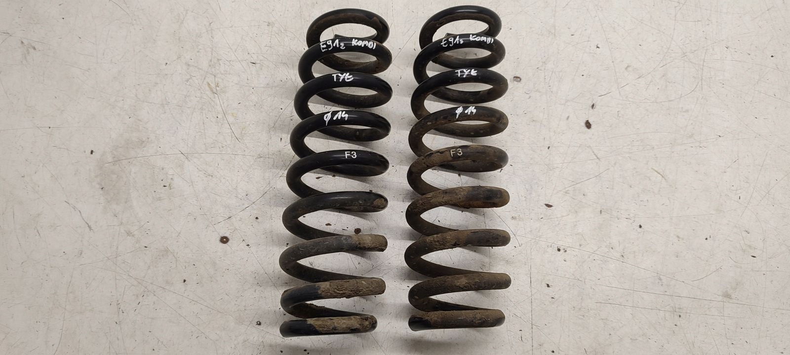 spring rear part rear BMW E91 320i