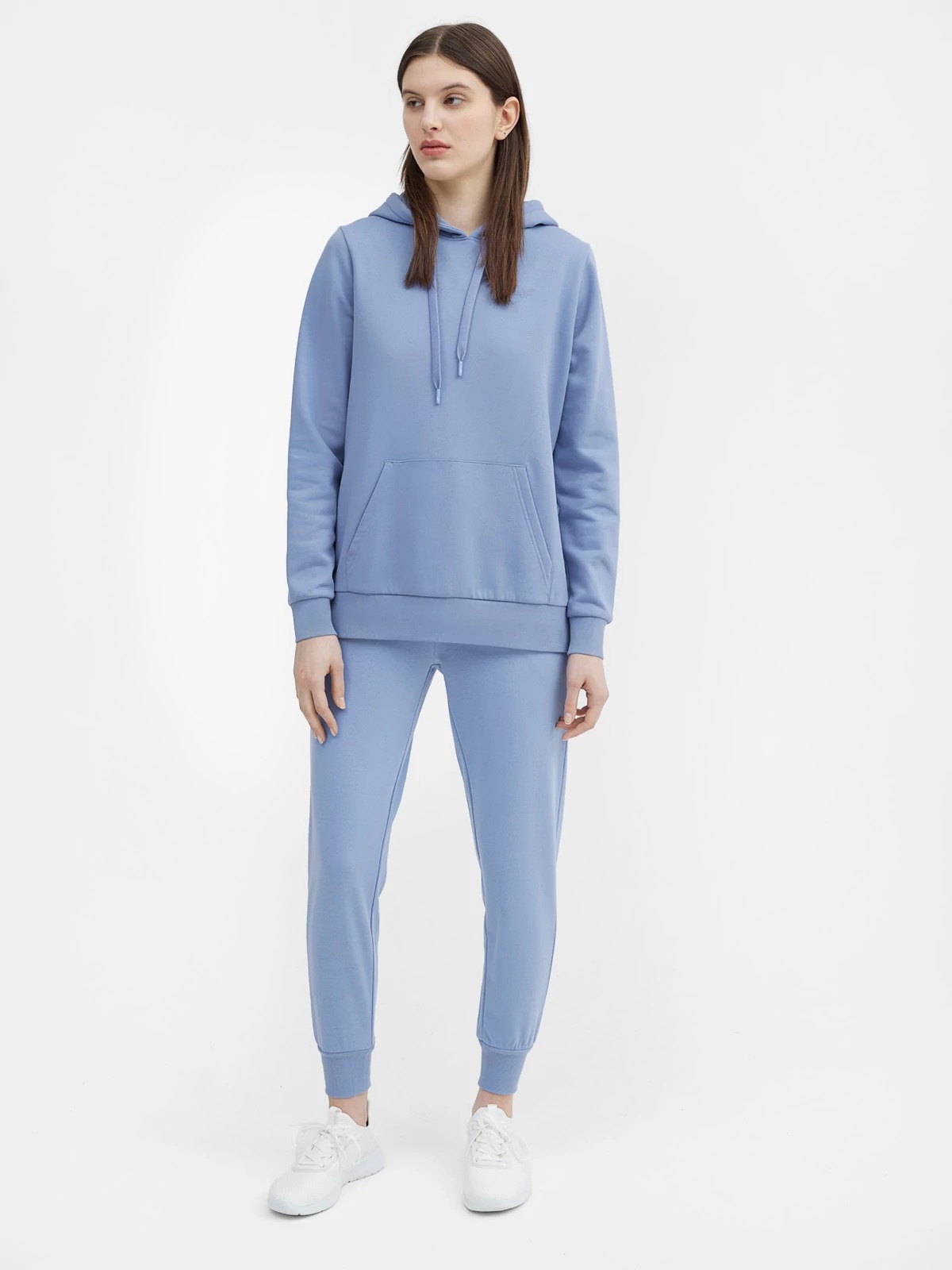 SPODNIE DRESOWE DAMSKIE 4F JOGGERY SPORTOWE BAWEŁNIANE WYGODNE r. L Kod producenta 4FSS23TTROF229-32S