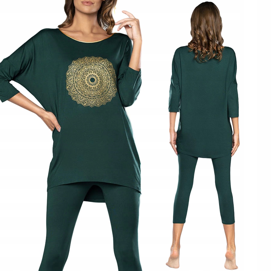 

Piżama damska Italian Fashion Mandala zielona XL