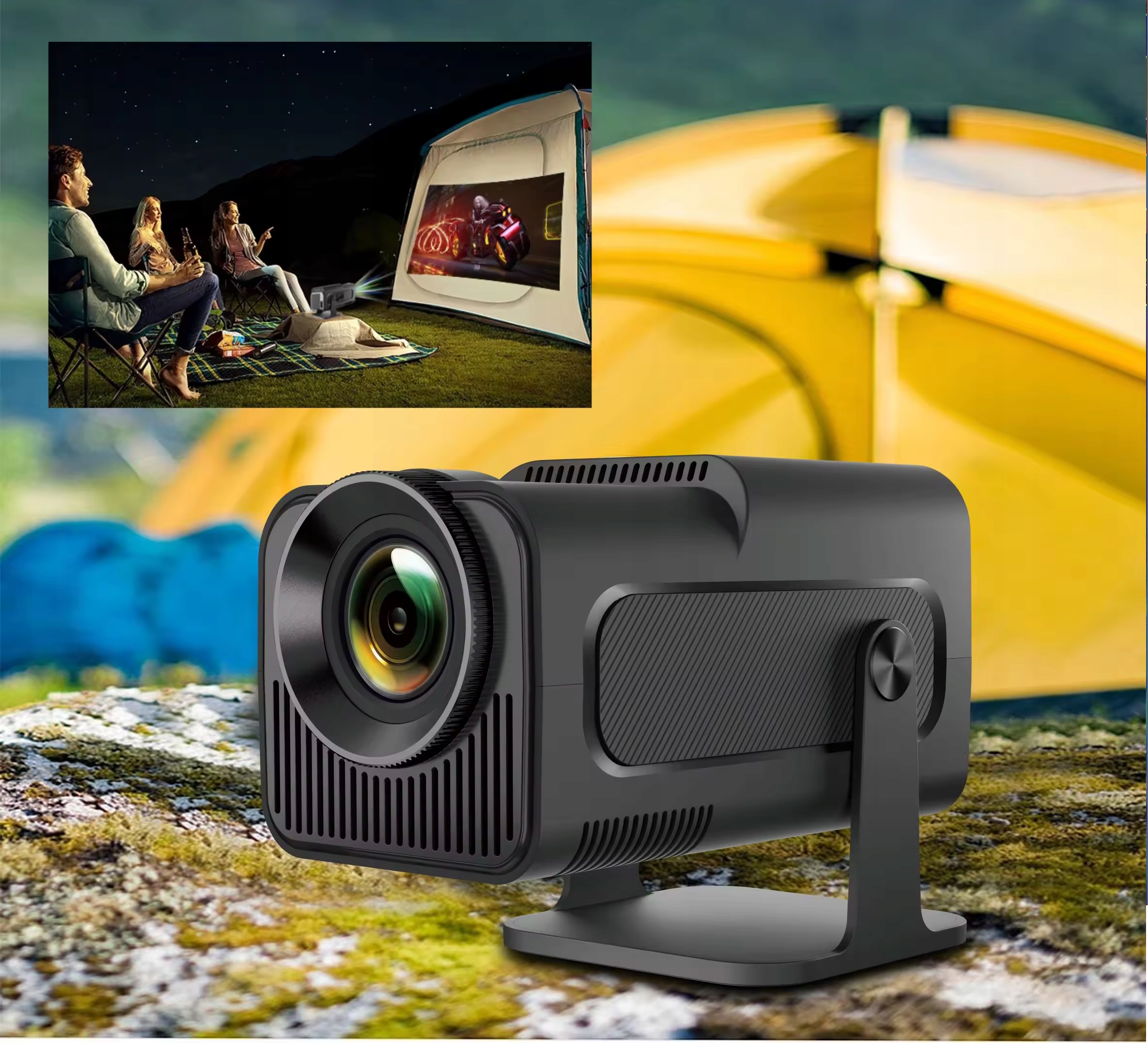 PROJEKTOR HY320 MINI SMART ANDROID TV HD LCD BLUETOOTH WIFI KINO DOMOWE Jasność lampy (ANSI) 390 lm