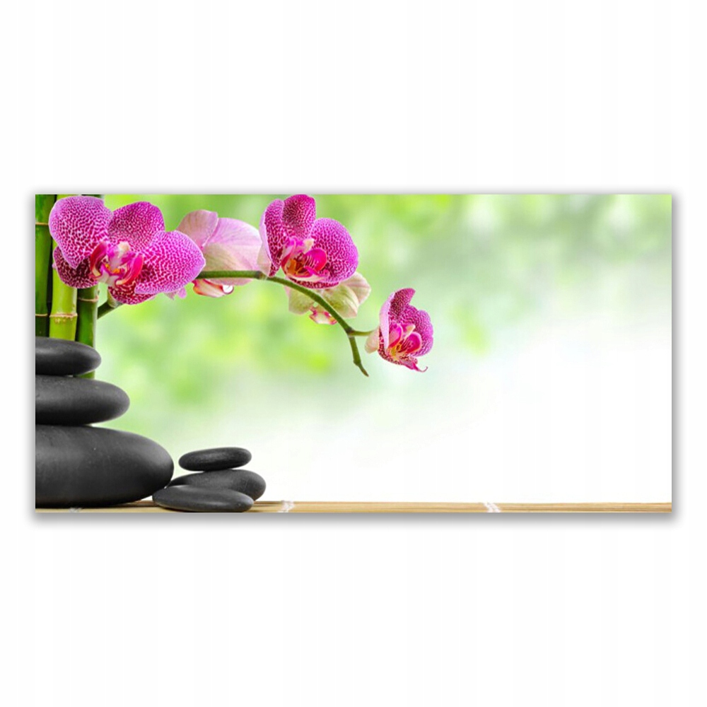 

Obraz akrylowy 120x60 Pędy Bambusa Kamie Zen Spa