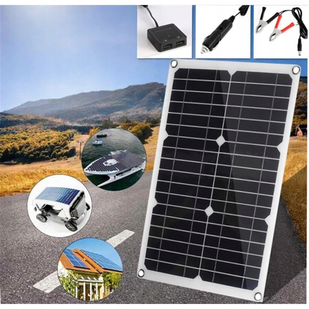 Solární Panel 20W Mono Pro Jachtu, Karavan A Stan