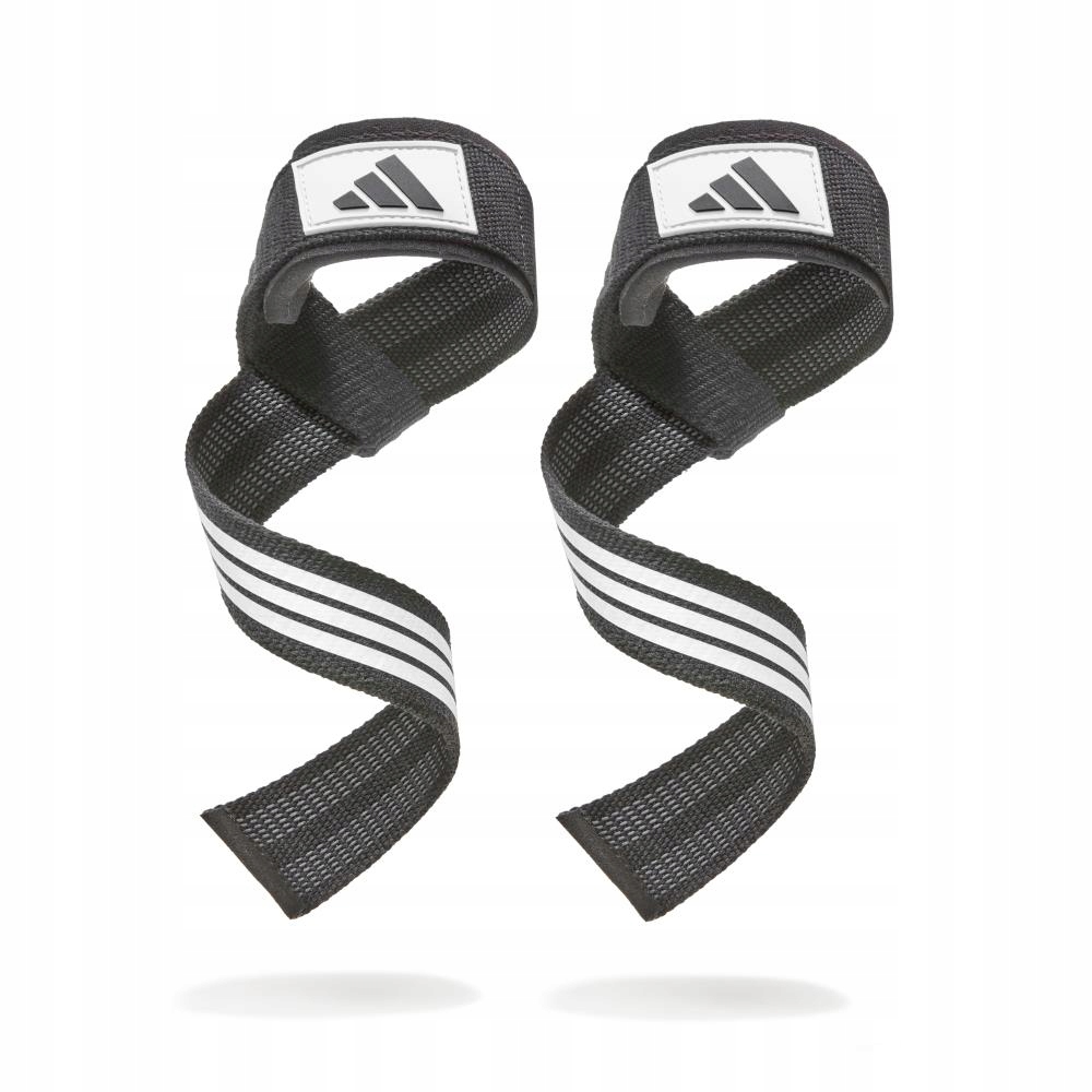 Paski do podnoszenia ciężarów adidas Lifting Straps Black/White
