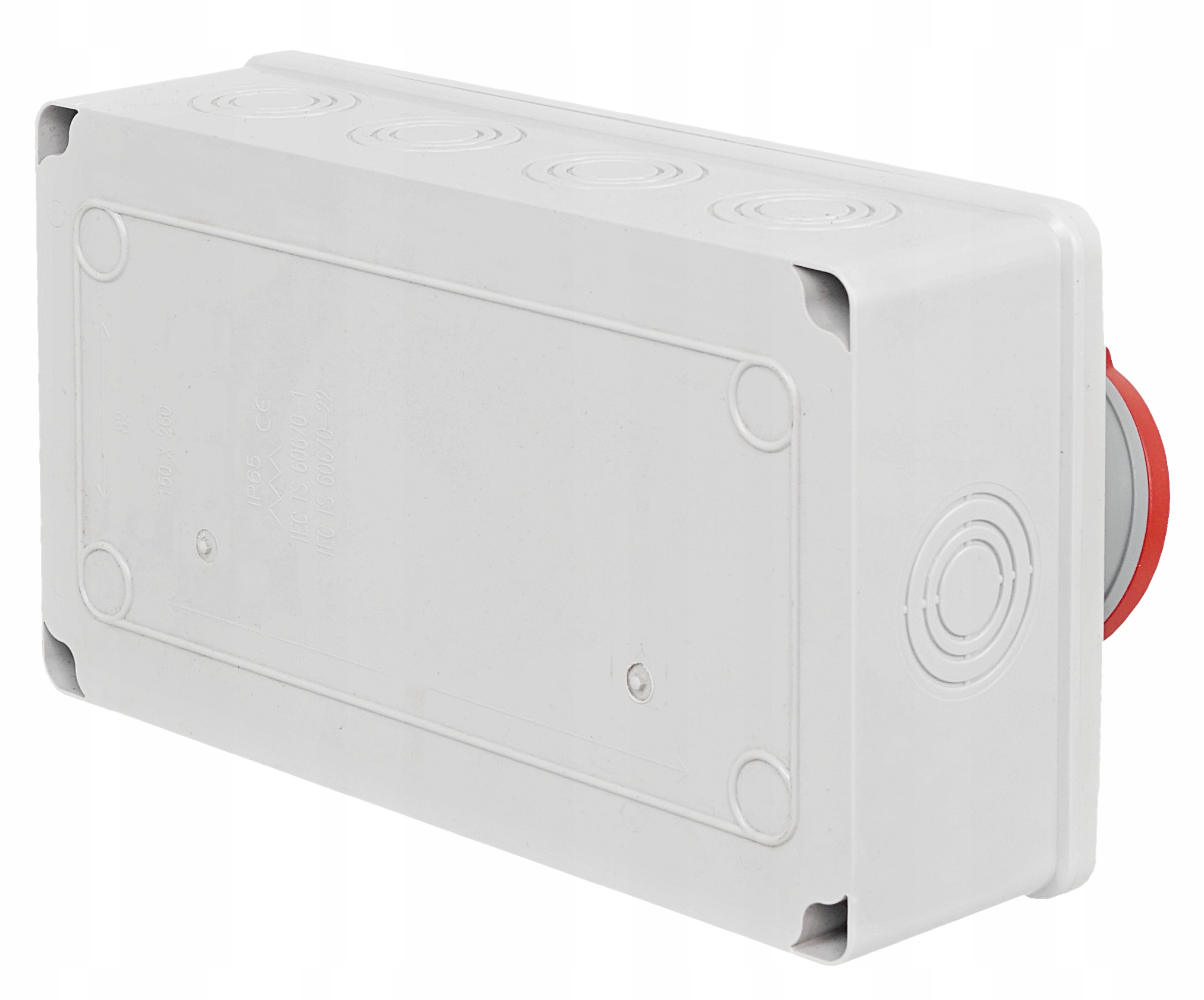 Rozdzielnica stacjonarna budowlana bez okienka 2x32A 2x230V Kod producenta RSBO.202