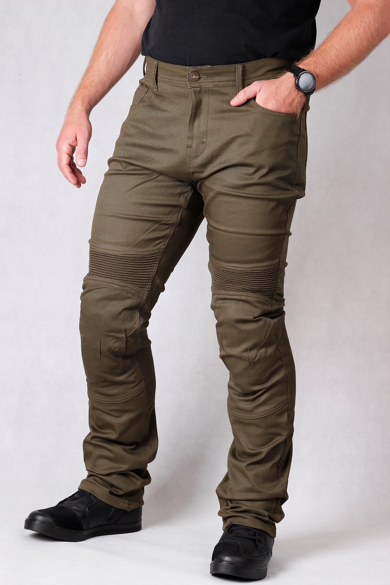 JEANSY MOTOCYKLOWE spodnie HUSAR FALCON SAS TEC Rozmiar XXL