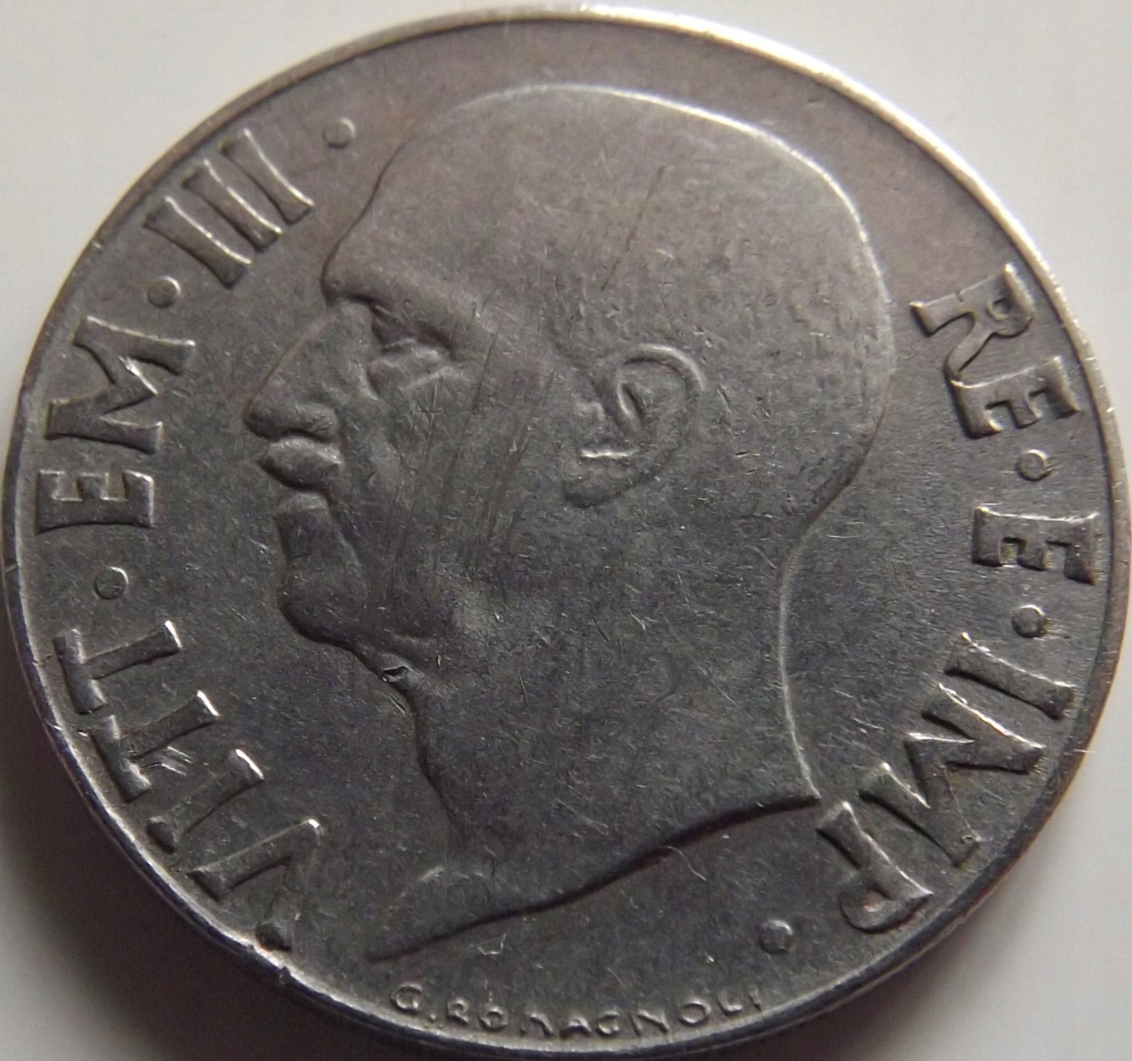 Włochy 20 centesimi 1941 Wiktor Emanuel III st. 2-