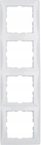 

Berker B. Kwadrat Ramka 4-KROTNA Biały 5310148989