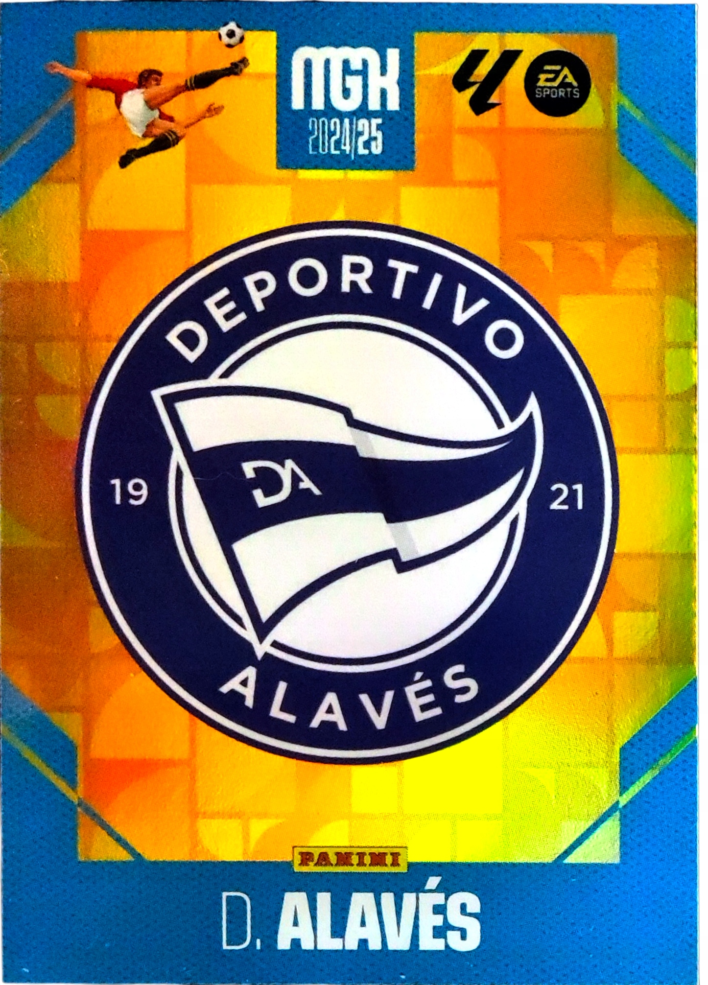 Panini Megacracks 2024-2025 Logo Club Badge 19 Escudo Deportivo Alaves