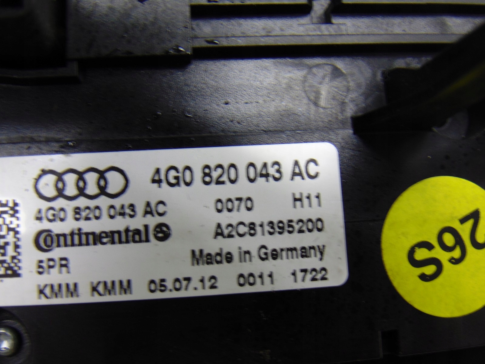 COMANDI CLIMA BOCCHETTE AUDI A6 C7 4G0820043AC