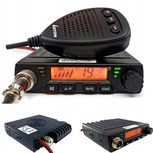 Cb Rádio Luiton LT-198 Mini Asq 12V/24V s konektorem do zapalovače Am Fm