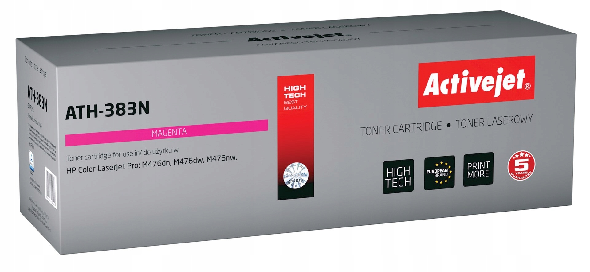 Activejet ATH-383N Toner (zamiennik Hp 312A CF383A; Supreme; 2700 stron; cz