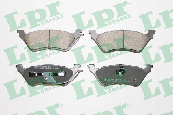 Lpr 05P912 KLOCKI HAMULCOWE Jeep CHEROKEE (KJ) 2.4 4x4