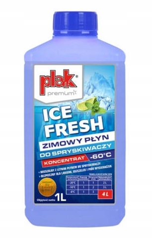 

Koncentrat płynu do spryskiwaczy zimowy Plak 1L