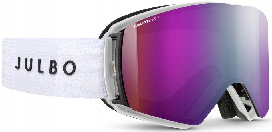 Lyžařské brýle Julbo Launcher Reactiv Photochromic S0-4 White/Black