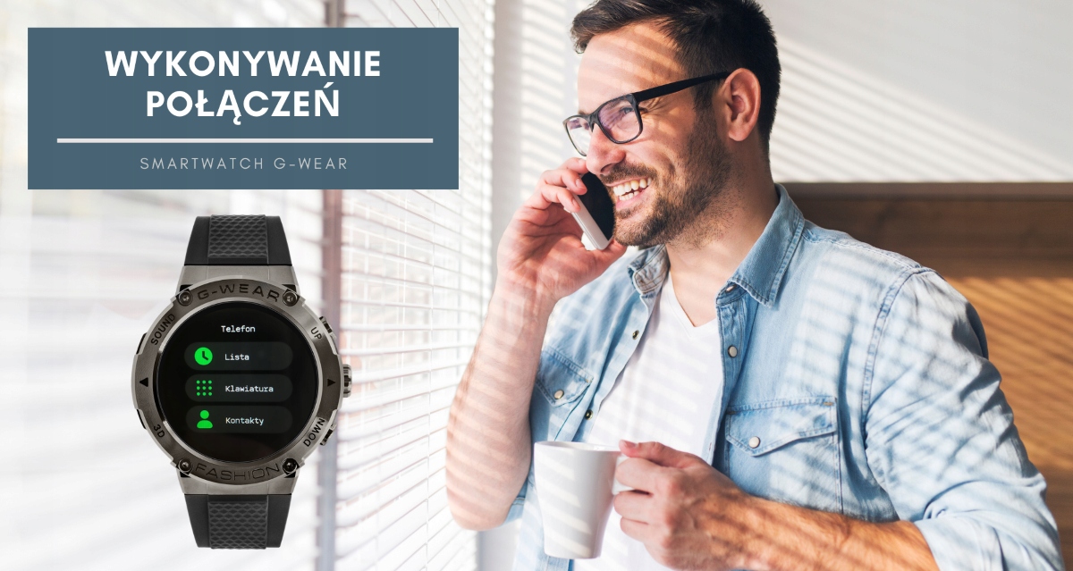 Smartwatch Czarny Zegarek Sportowy Rozmowy Smart Watch Męski SMS MENU PL Złącza brak