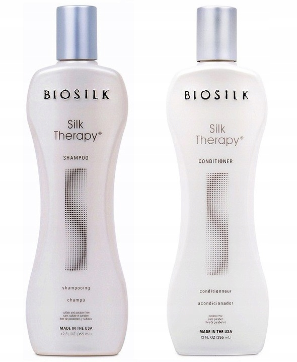 Biosilk Silk Therapy Szampon i odżywka do włosów Zestaw 2x 355ml