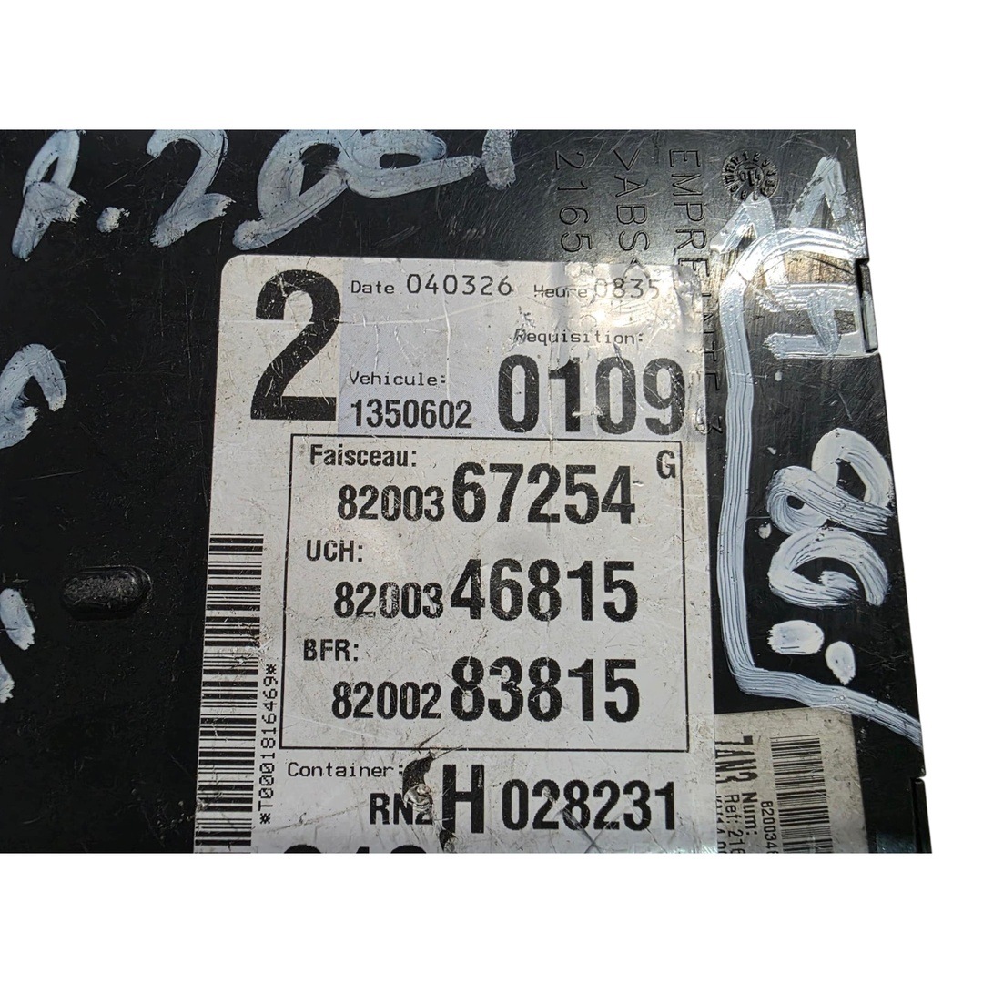 module control unit BSI RENAULT LAGUNA II 8200367254