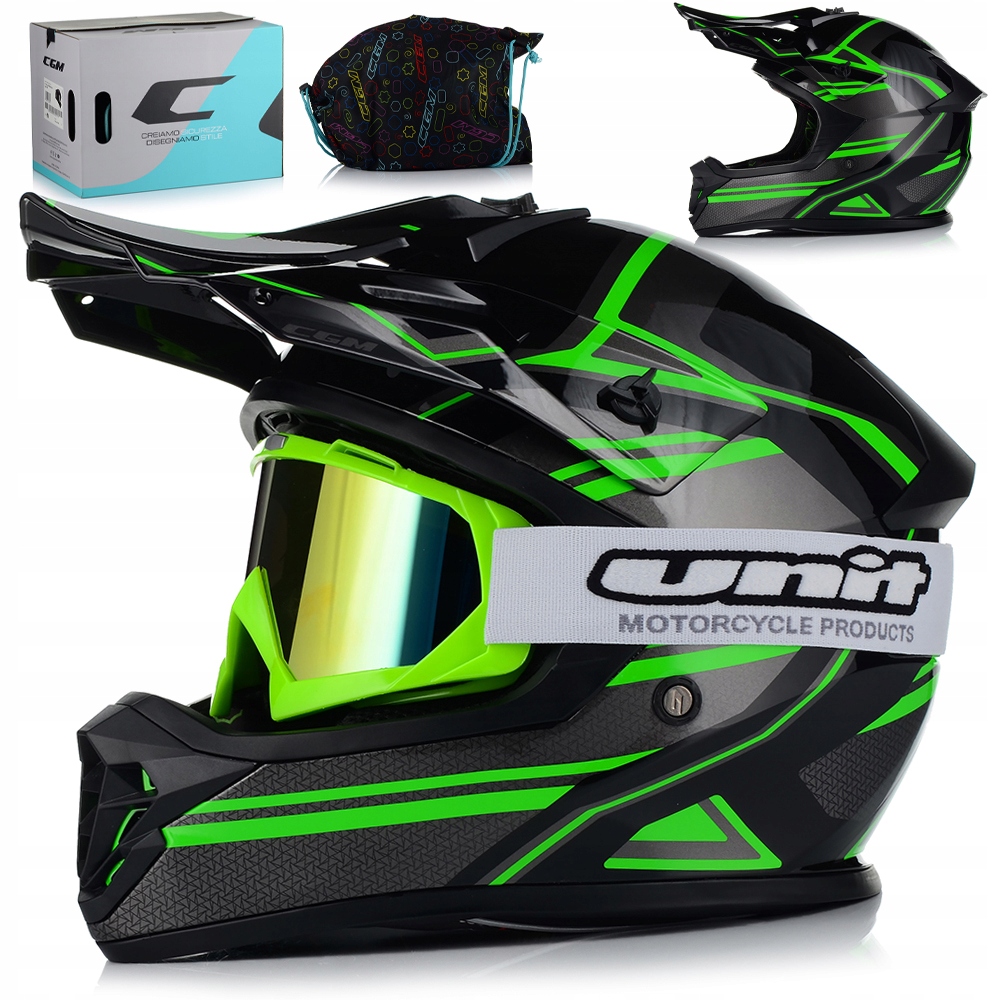 Motocyklová Prilba Cgm 267G Dirt Junior Cross Štvorkolka Atv Pre Deti Malý Ľahký