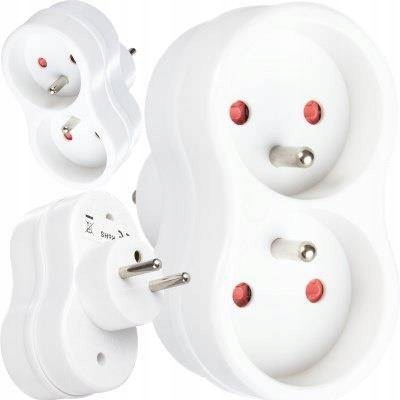 

Rozgałęźnik Złodziejka 2 Gniazda R-270P Uziemienie
