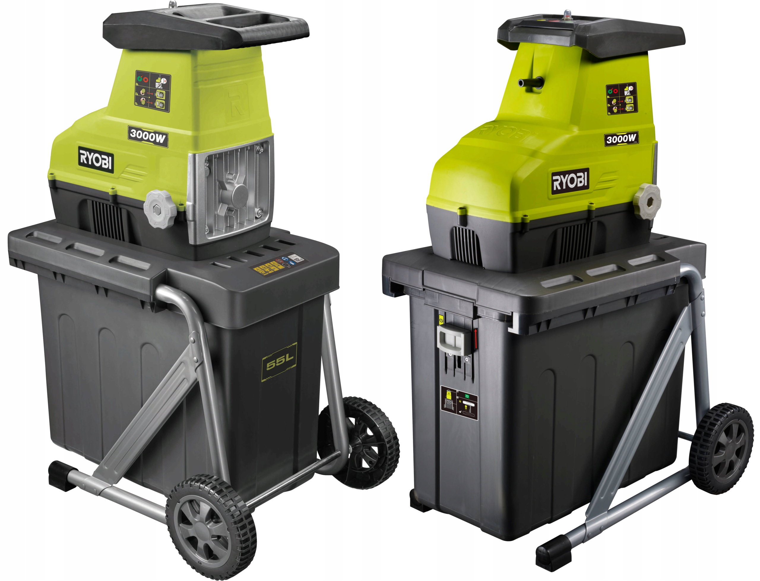 

Ryobi RSH3045U Rozdrabniacz Do Gałęzi Rębak 3000W