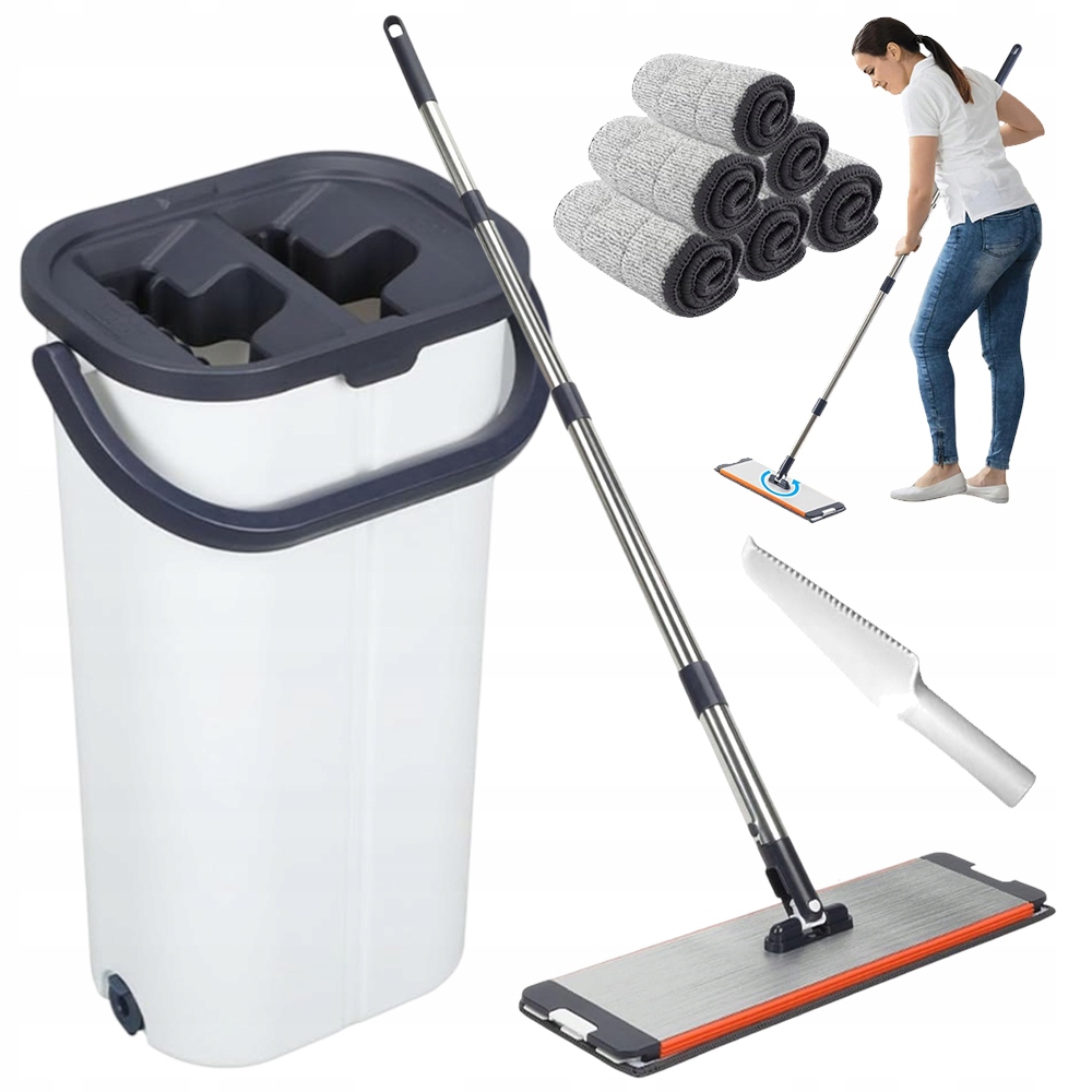 Levně Plochý Rotační Mop Intense Flat, Lehký A Odolný Z Nerezové Oceli