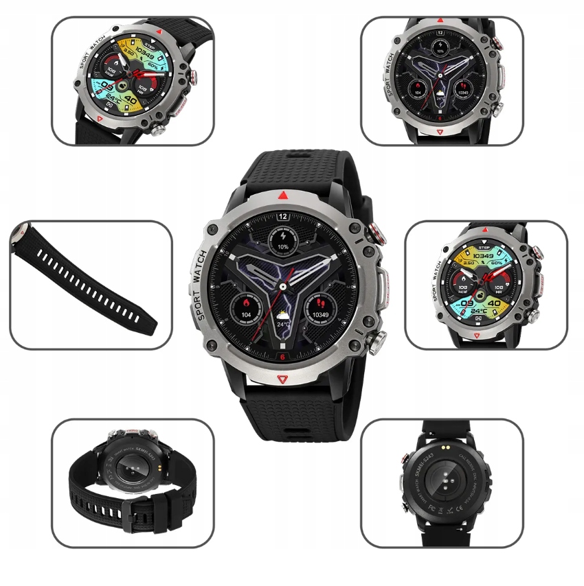 SMARTBAND zegarek SMARTWATCH Puls Krokomierz Kalorie Marka bez marki