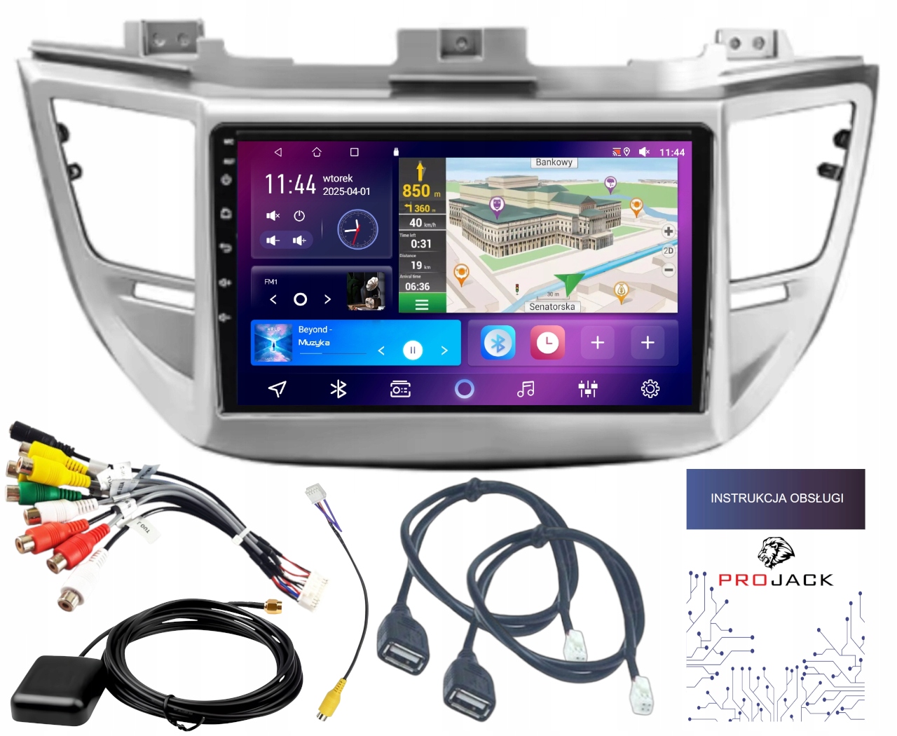 Autorádio Android Hyundai Tucson 2015-2018 Carplay Wifi 4GB 64GB