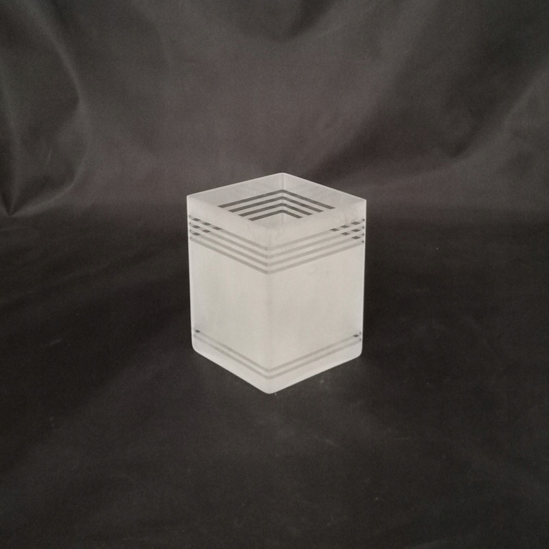 Klosz G9 kostka szkło białe lampa halogenowa LED Kod producenta KG9kos