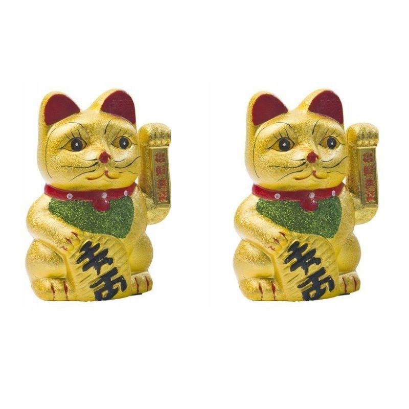 

Maneki Neko Japoński Kot Szczęścia Zestaw 2 Szt