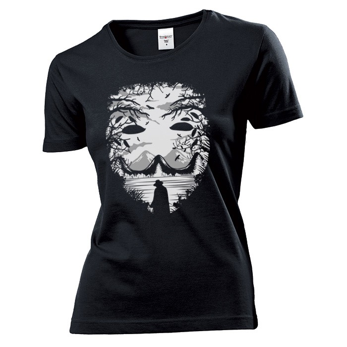 

Koszulka damska V Jak Vendetta Anonymous M