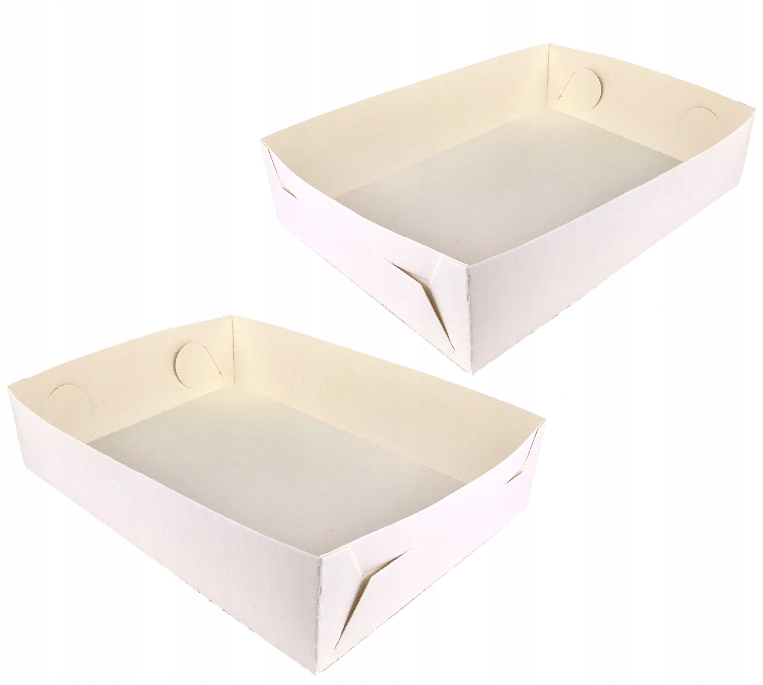 

Kartonik Pudełko do ciasta 27x19,5x6,5 50SZT tacka