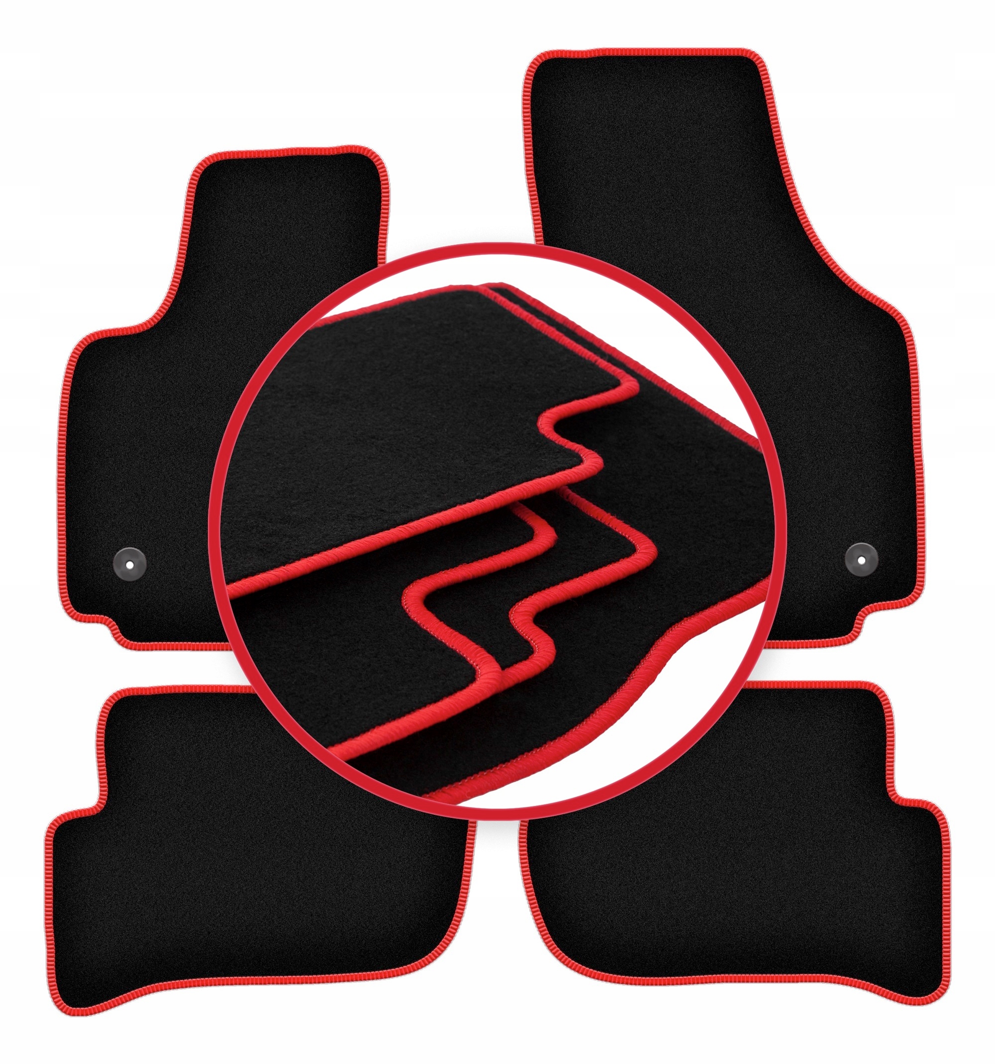 Automobilové velurové koberce Lux pro Seat Toledo III minivan (2004-2012)