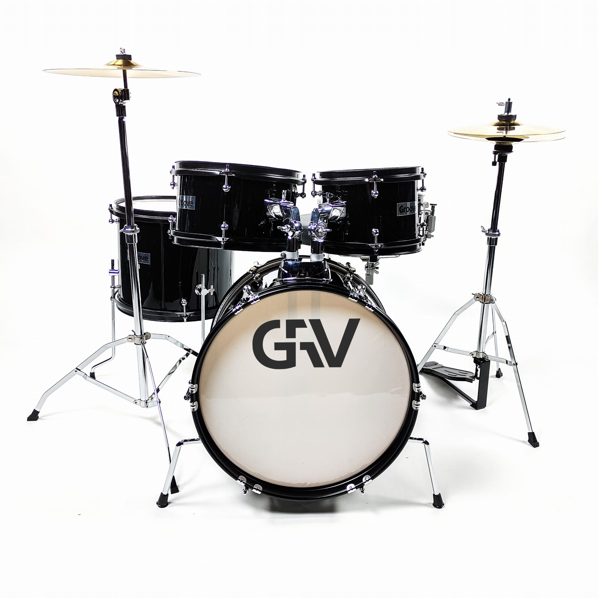 Grv Junior dětská bicí souprava (černá)
