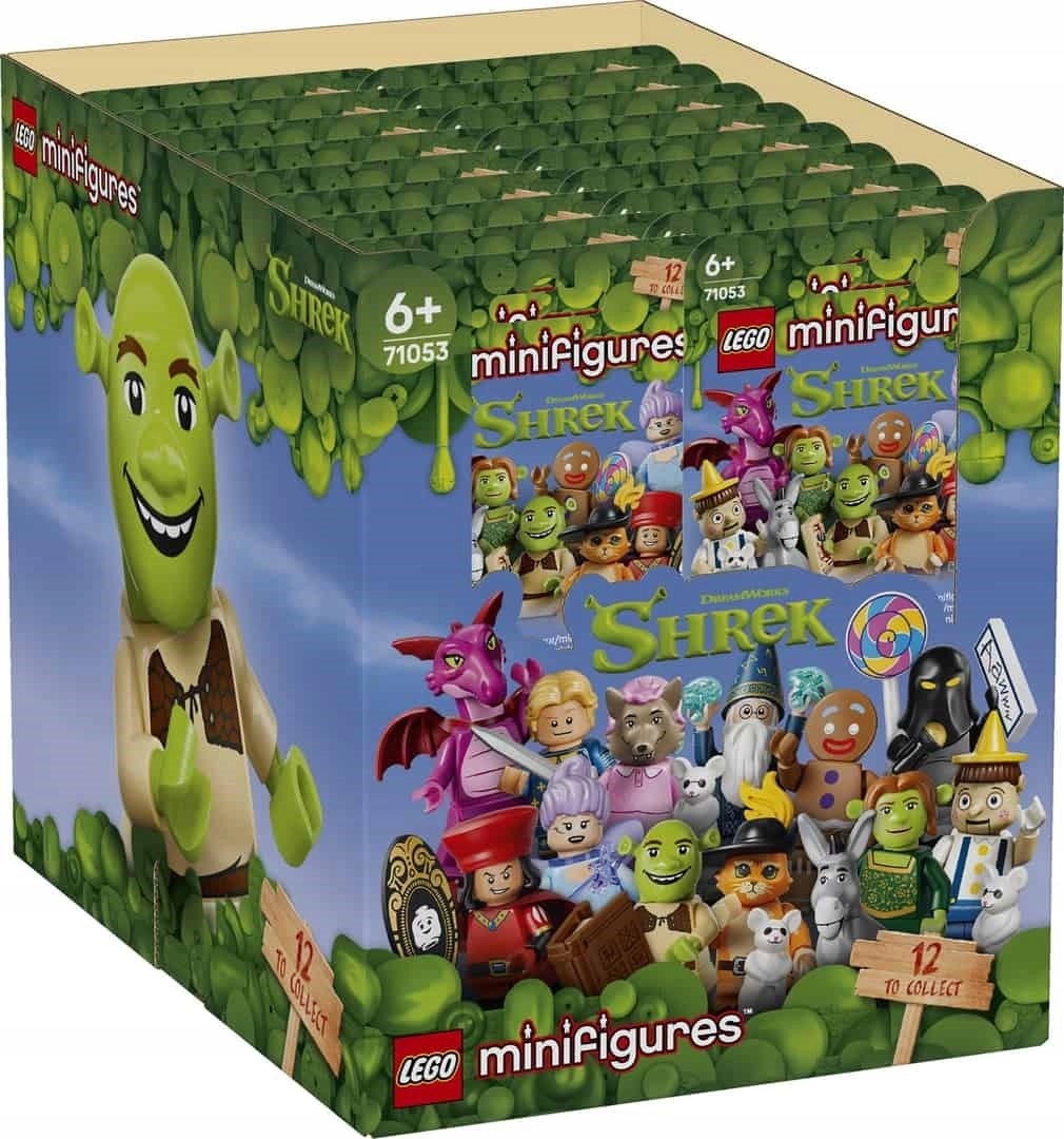 Lego 71053 Originální box 36 minifigurek série Shrek.