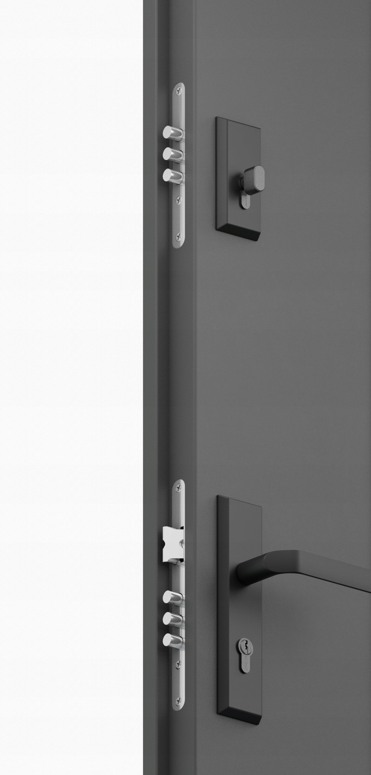 Drzwi lewe 55mm zewnętrzne antracyt 90 cm black Stan opakowania oryginalne