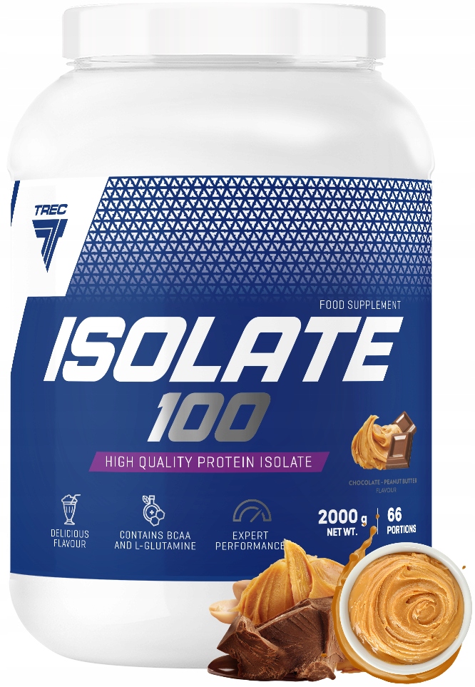 Výborný Proteinový Izolát Trec Isolate 100 2000G Protein Čistý Wpi