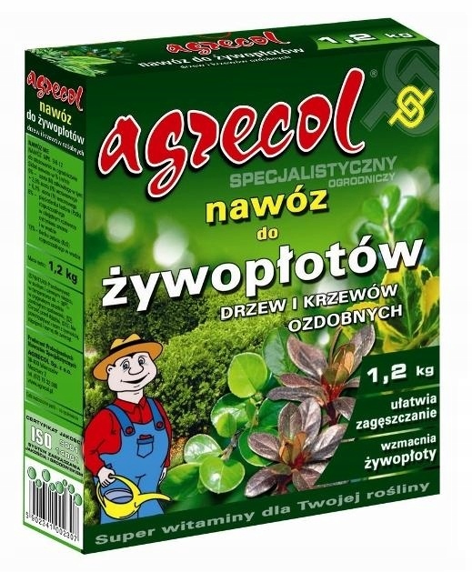 

Agrecol Nawóz do żywopłotów, drzew i krzewów 1,2kg