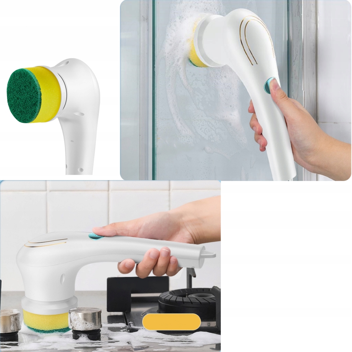 5W1 Elektryczna szorowarka Wielofunkcyjna szczotka OBROTOWA DO CZYSZCZENIA Kod producenta 5W1 ELEKTRYCZNA SZCZOTKA