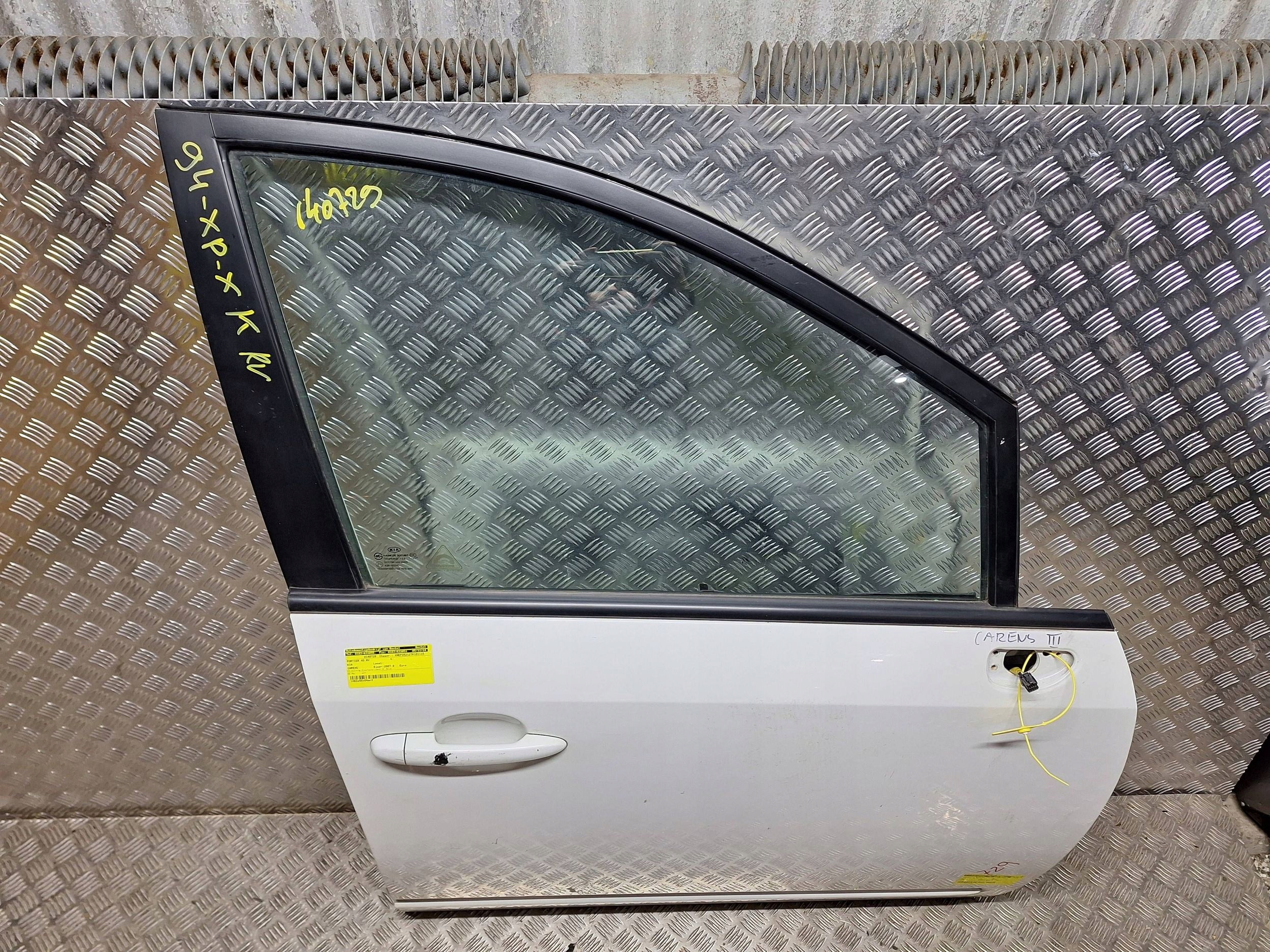 door right front KIA CARENS III 06-13 complete