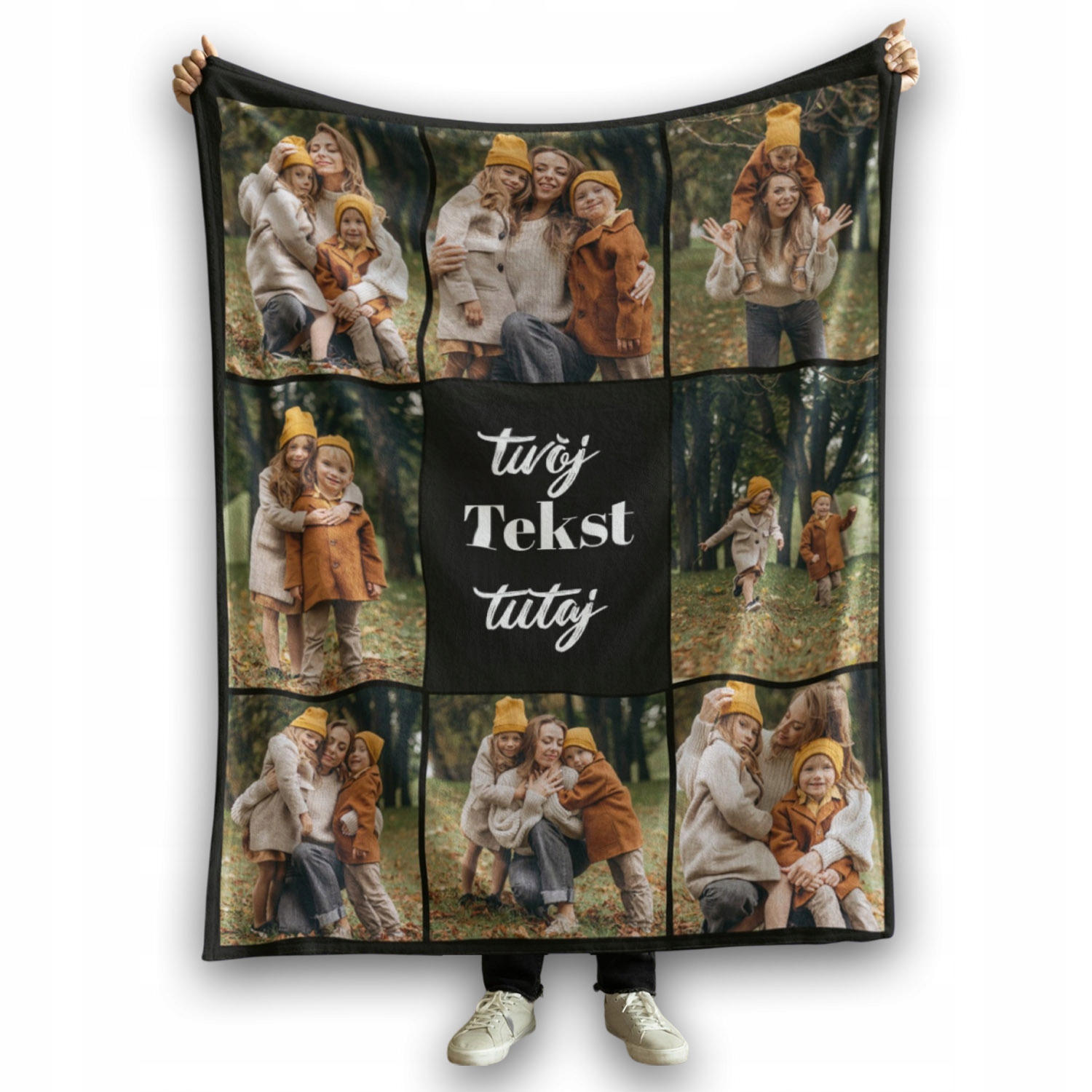 Foto deka 75x100 s 8 fotografiemi Dárek pro dívku chlapce Den žen