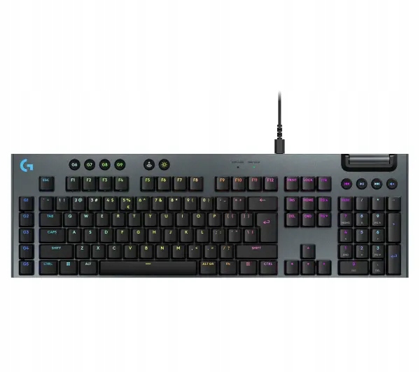 Klawiatura przewodowa mechaniczna Logitech G915 X Low Profile Czarna