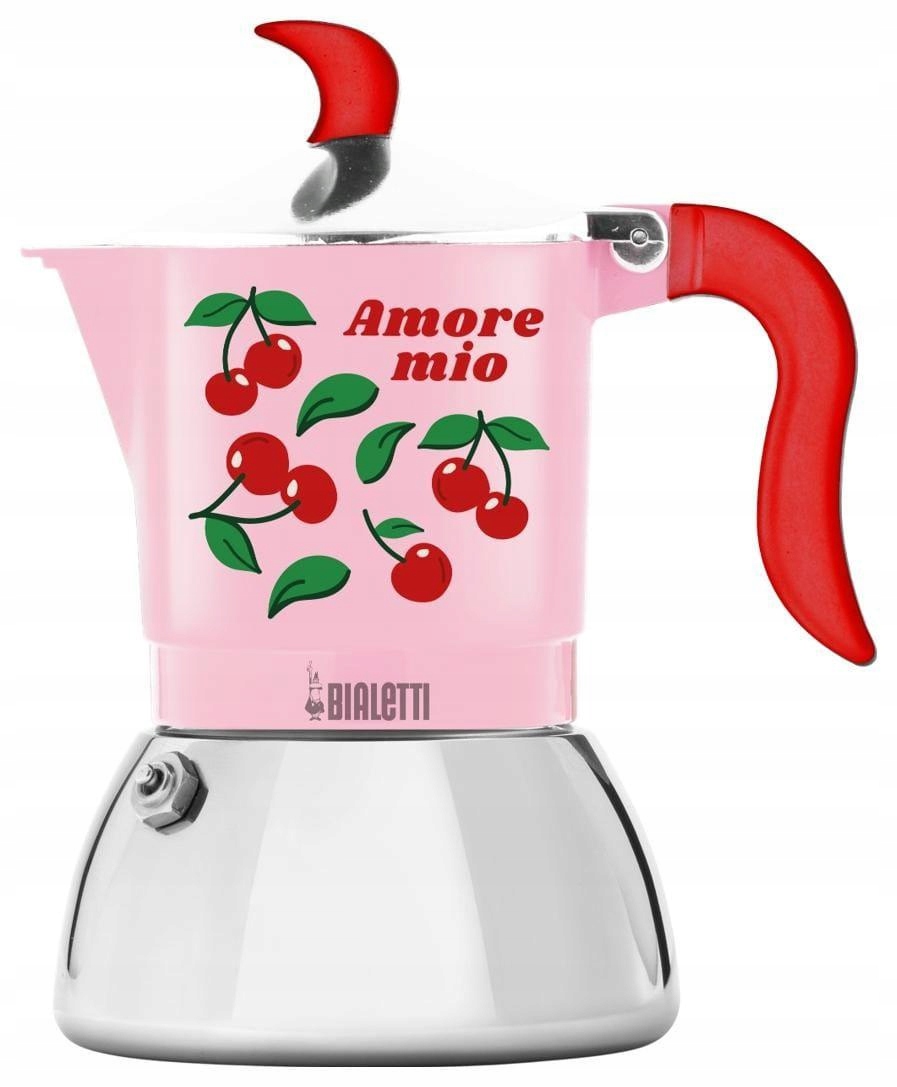Kawiarka Bialetti Fruit Vibes Fiametta Induction 2tz (100ml) Różowa