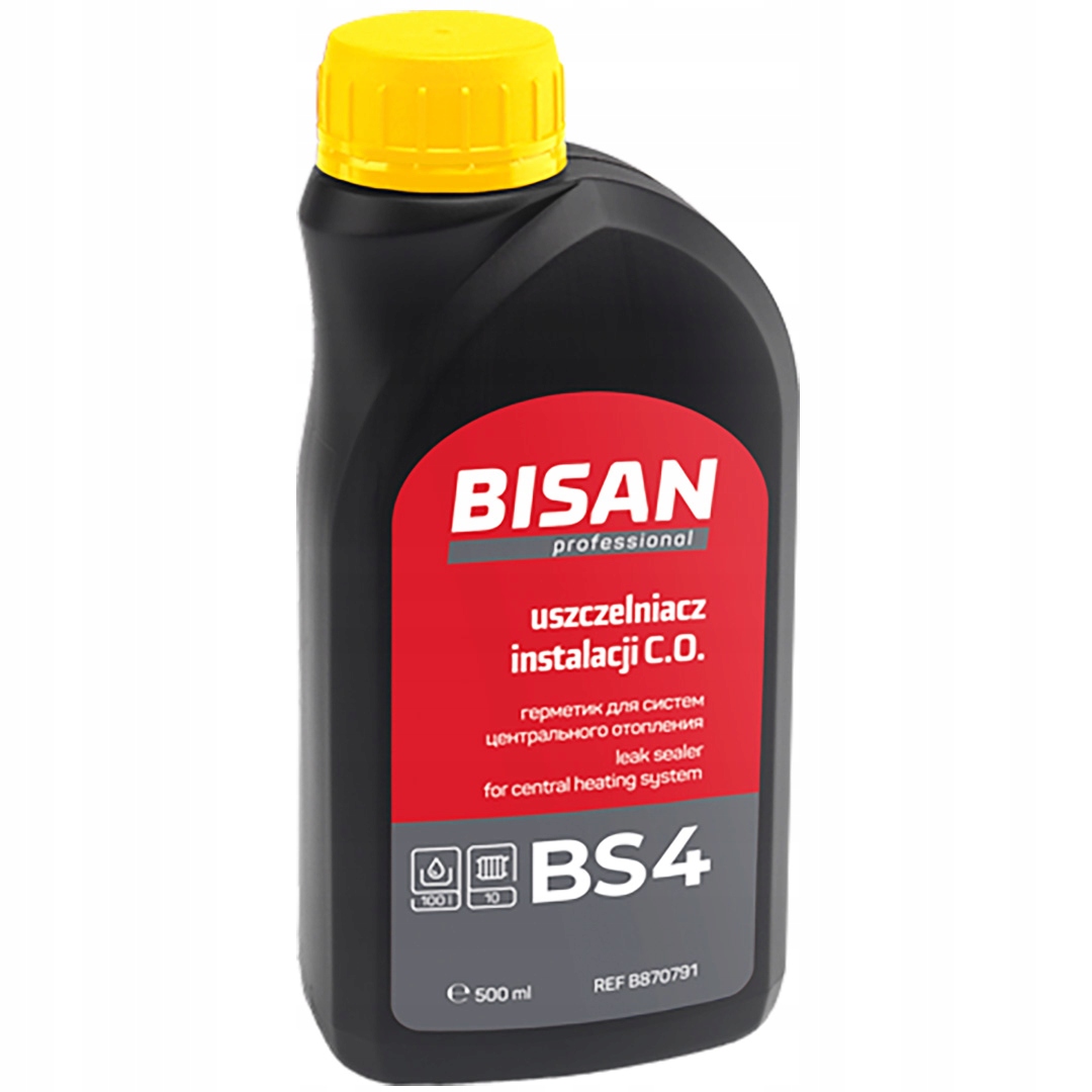 Těsnící prostředek pro systémy ústředního vytápění C.o 500 ml Bisan BS4
