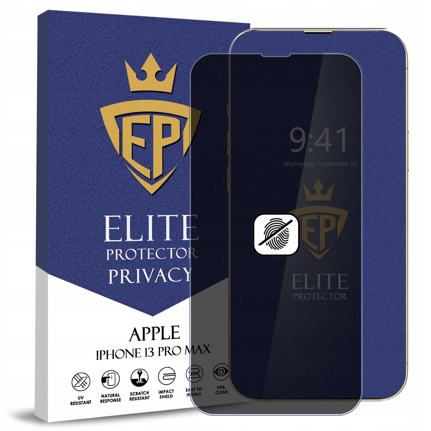 FOLIA 5D ANTYSZPIEGOWSKA DO APPLE IPHONE 13 PRO MAX MATOWA BRAK ODCISKÓW