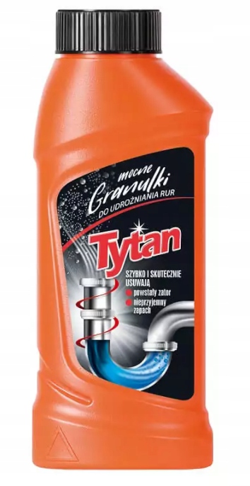 

Tytan Mocne Granulki do Udrażniania Rur 400g