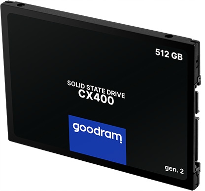 DYSK SSD 512GB GOODRAM CX400 2,5" do laptopa PC Kod producenta SSDPR-CX400-512-G2