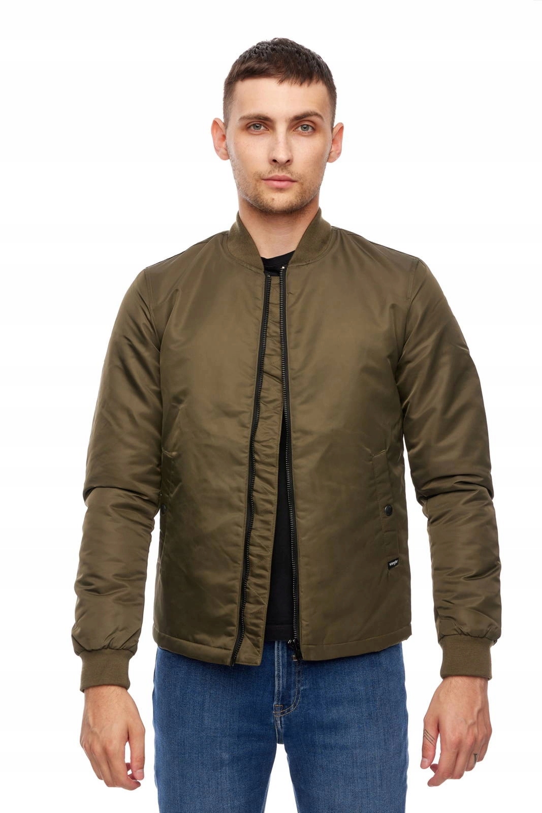 Pánská bunda Wrangler Straight Bomber Dusty Olive W4743WT45 S