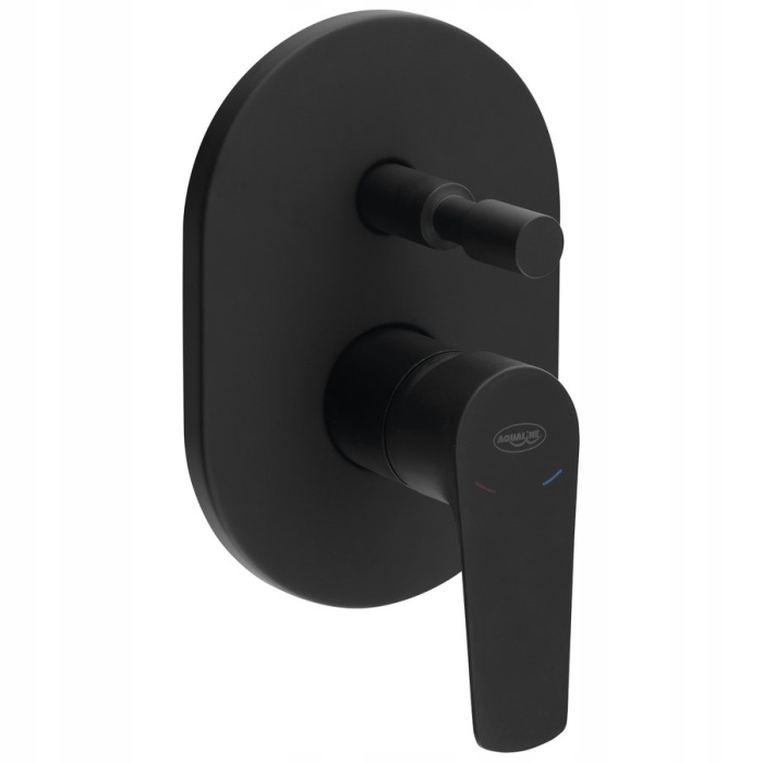 Aqualine Lotta podomietková sprchová batéria čierna